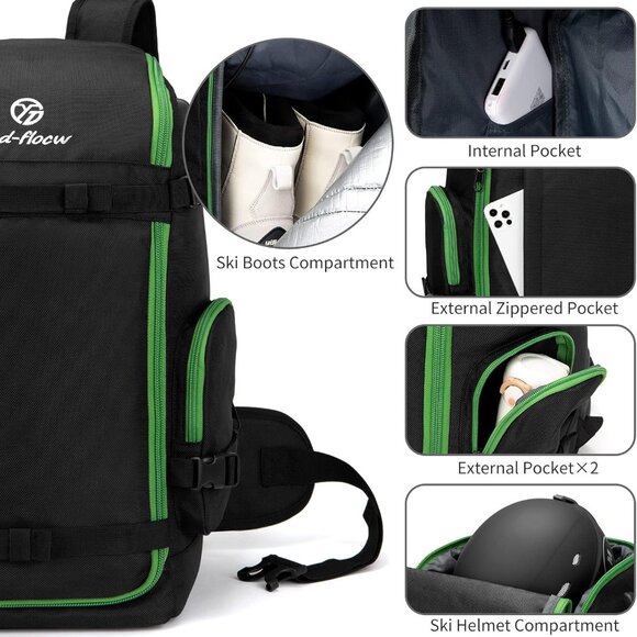 Ski Boot Bag Backpack 50L - Picture 12 of 12